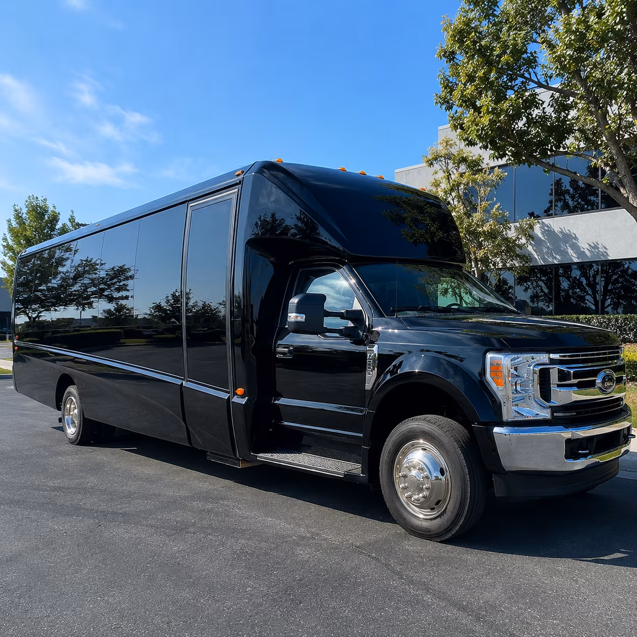 chino corporate event transportation onboard seating